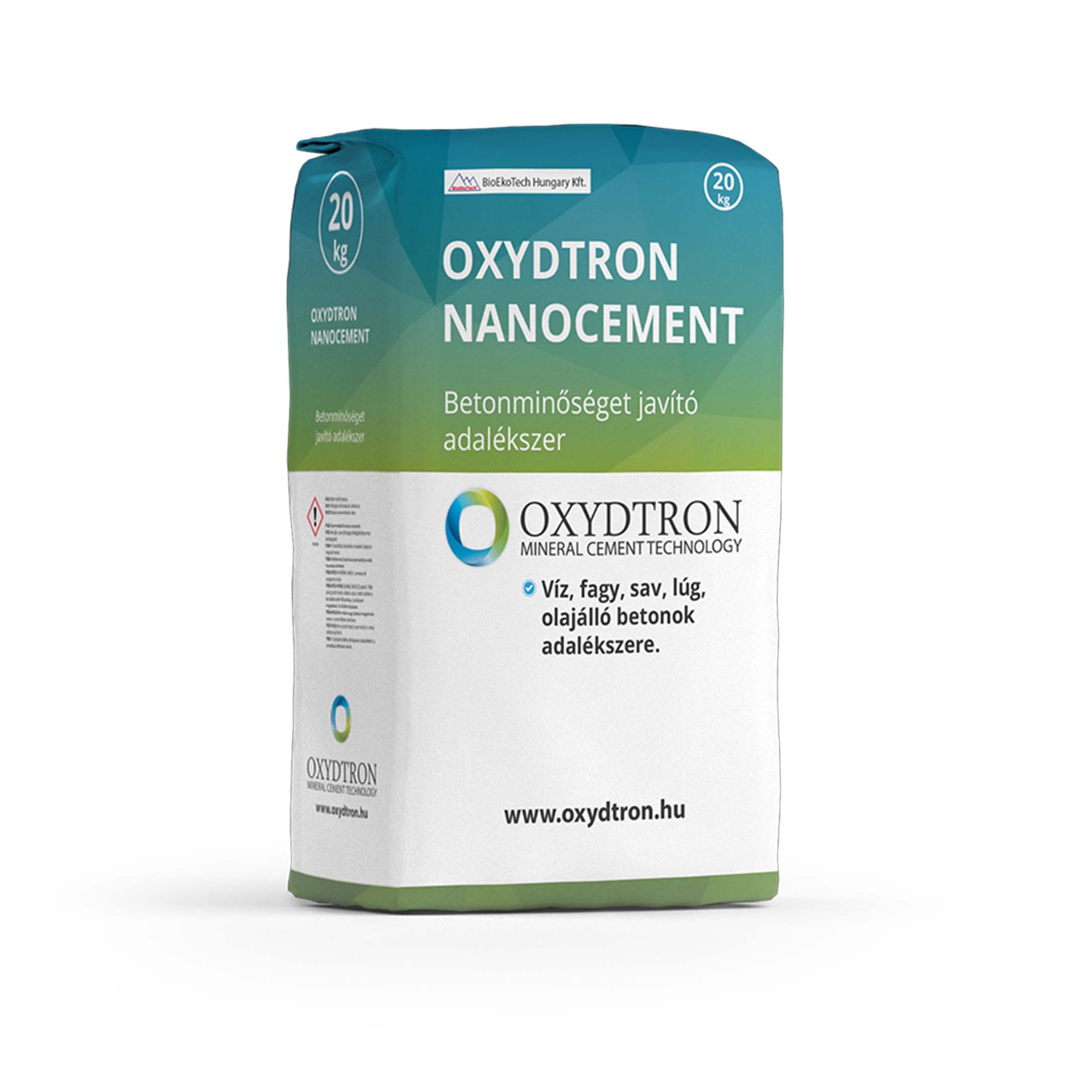 Oxydtron Nanocement Vízzáró betonadalékszer.